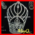 Nouveau design élégant diamant couronne couronne tiare
